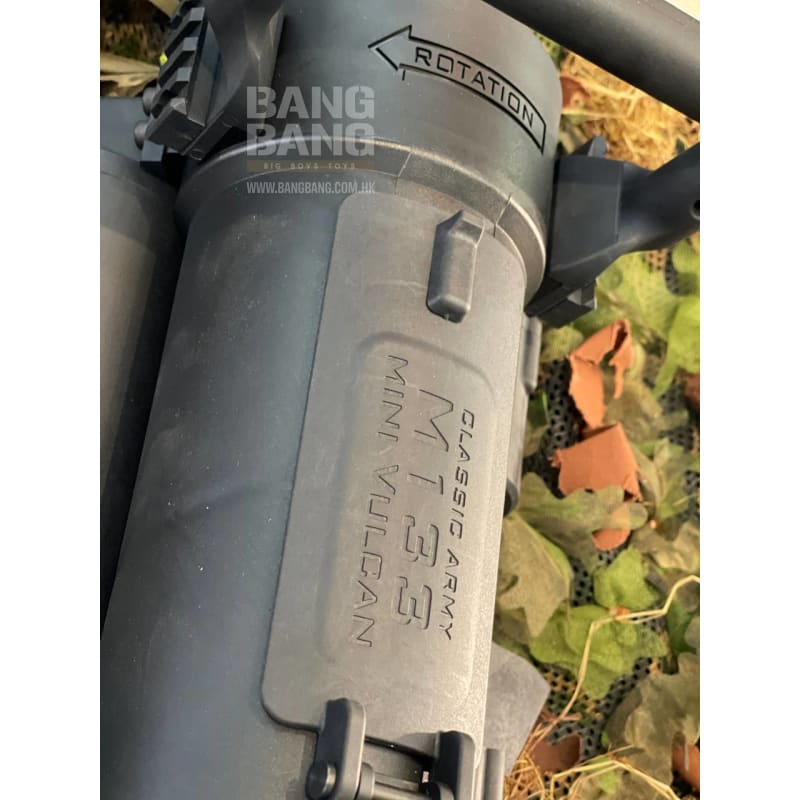 Classic Army M133 Mini Vulcan Rotating Multi - Barrel Airsoft AEG - Bang Bang Airsoft