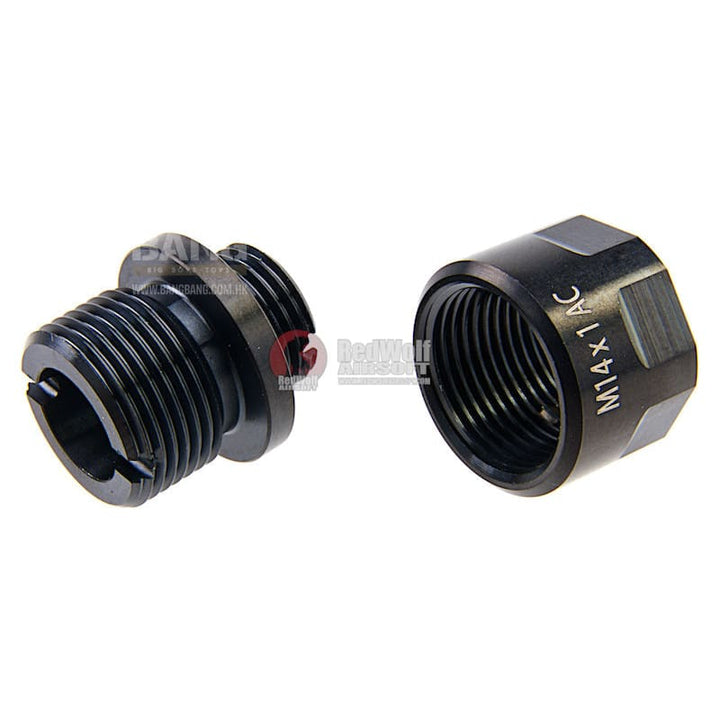 COWCOW Technology A01 Stainless Steel Silencer Adapter (11mm - Bang Bang Airsoft