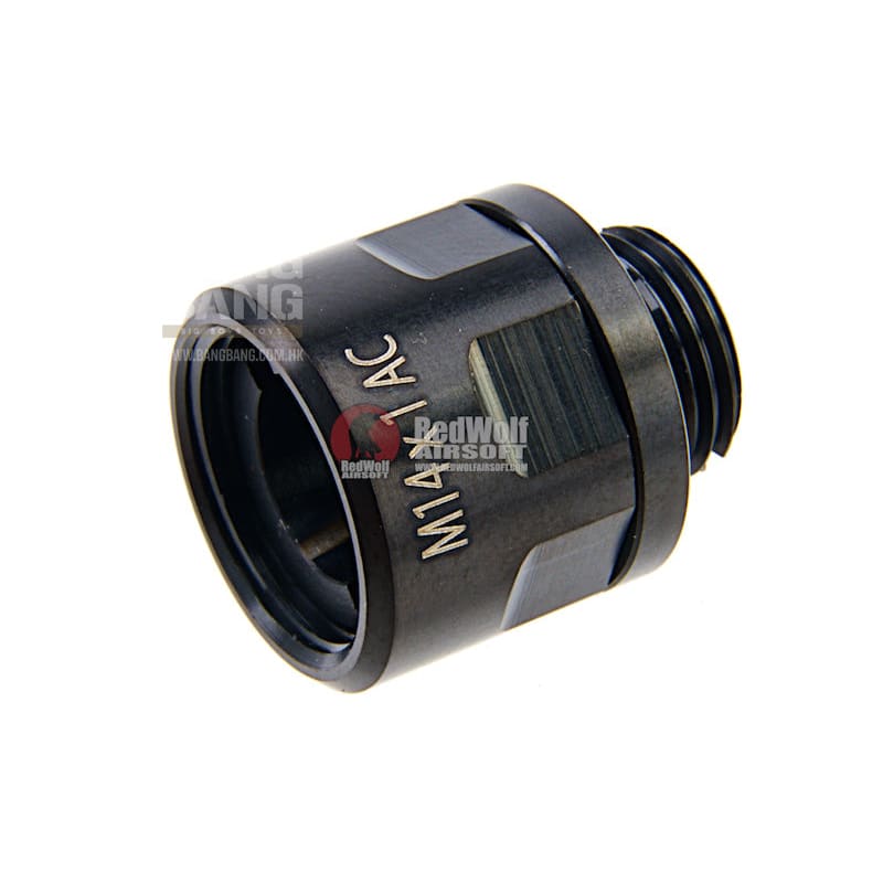 COWCOW Technology A01 Stainless Steel Silencer Adapter (11mm - Bang Bang Airsoft