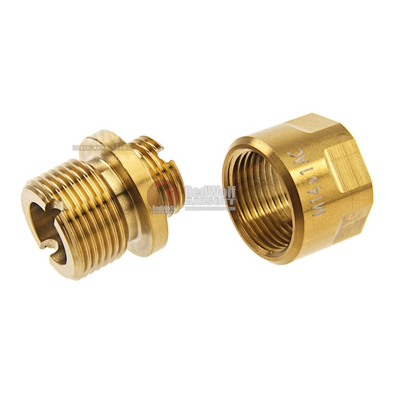 COWCOW Technology A01 Stainless Steel Silencer Adapter (11mm - Bang Bang Airsoft