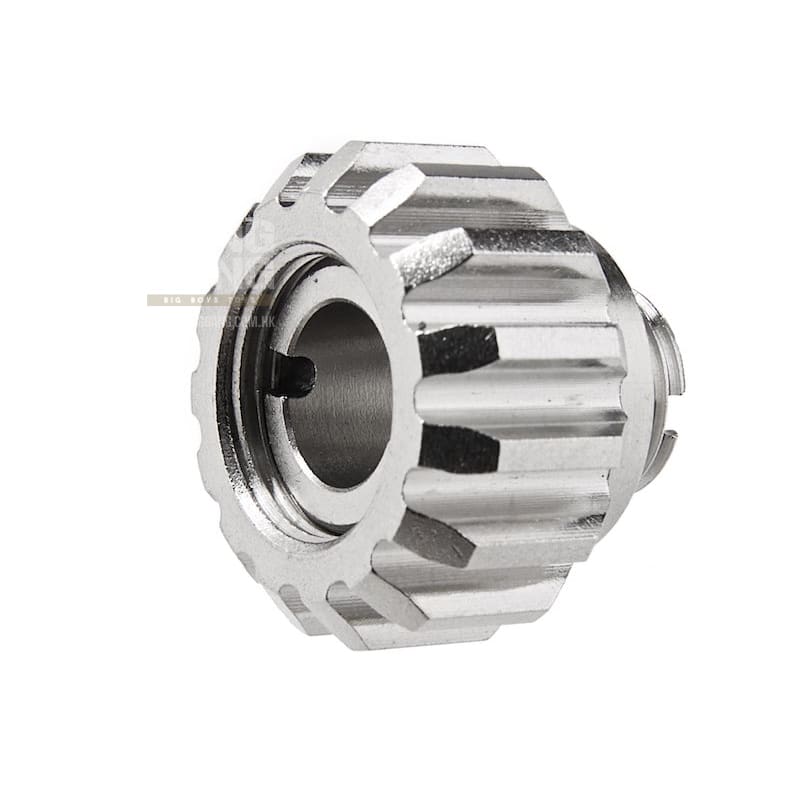 COWCOW Technology A02 Stainless Steel Silencer Adapter (11mm CW to 14mm CCW) - Silver - Bang Bang Airsoft