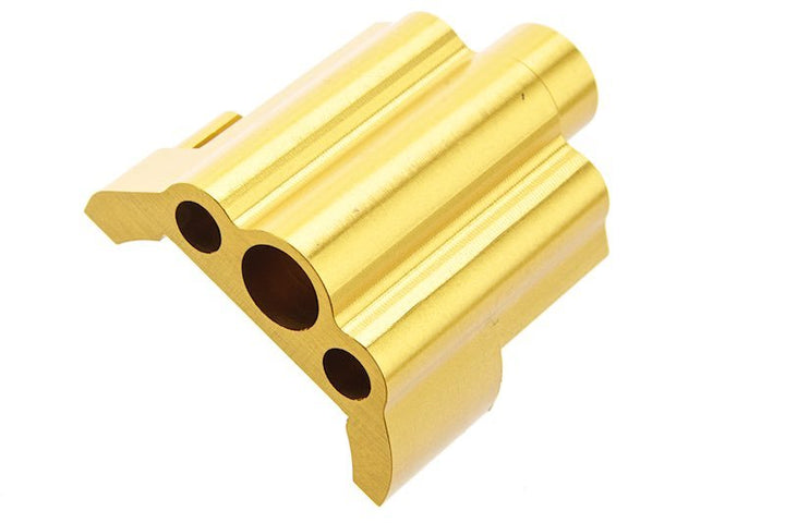 COWCOW Technology AAP 01 GBB Airsoft Nozzle Block (CNC Aluminium, Gold) - Bang Bang Airsoft