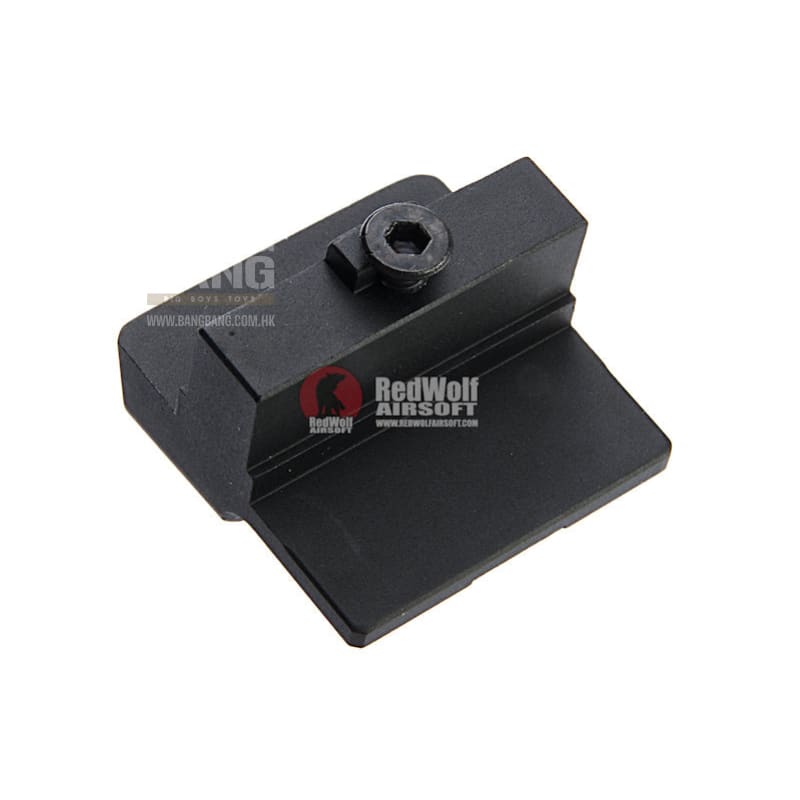 COWCOW Technology Aluminum CNC T1G Rear Sight for Tokyo Marui Model 17 / 19 & WE G17 GBB - Silver - Bang Bang Airsoft