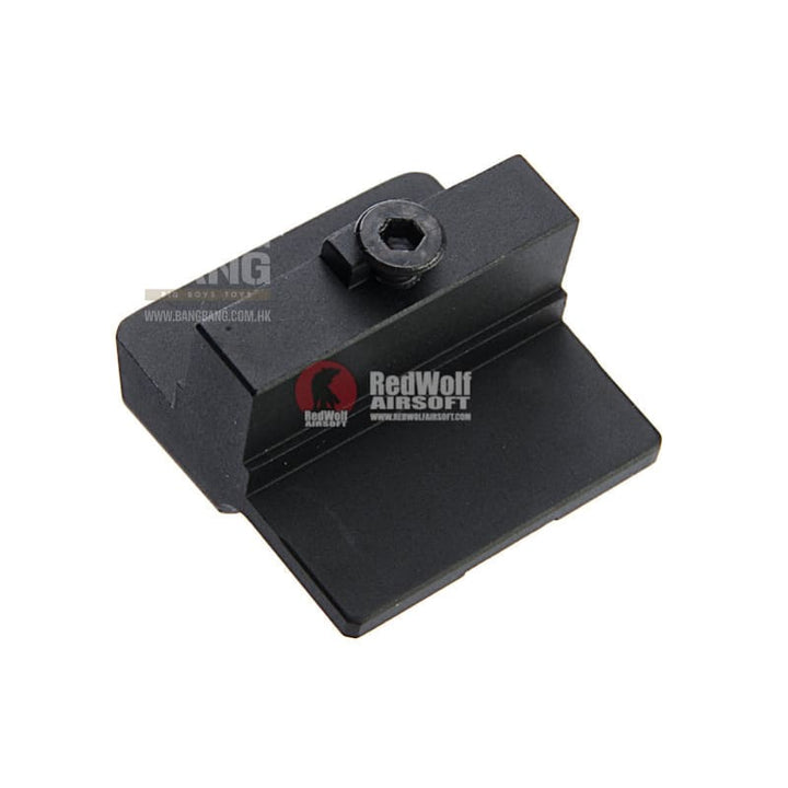 COWCOW Technology Aluminum CNC T1G Rear Sight for Tokyo Marui Model 17 / 19 & WE G17 GBB - Silver - Bang Bang Airsoft
