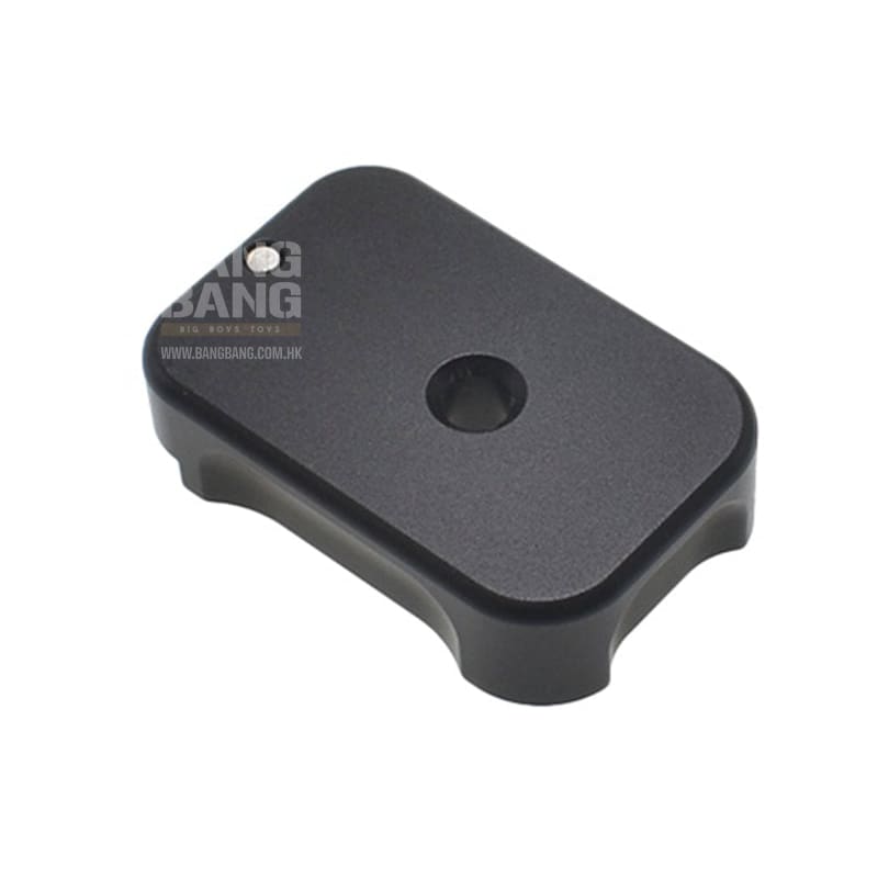 COWCOW Technology Aluminum CNC Tactical G Magbase for Tokyo Marui G - Series GBB Pistol - Black - Bang Bang Airsoft