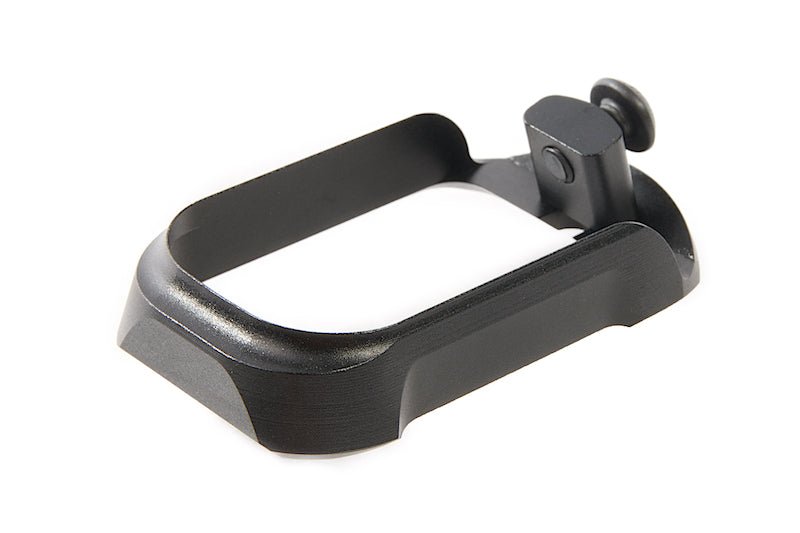 COWCOW Technology Aluminum CNC Tactical Magwell for Tokyo Marui Model 17 Gen4 GBB Pistol - Black - Bang Bang Airsoft