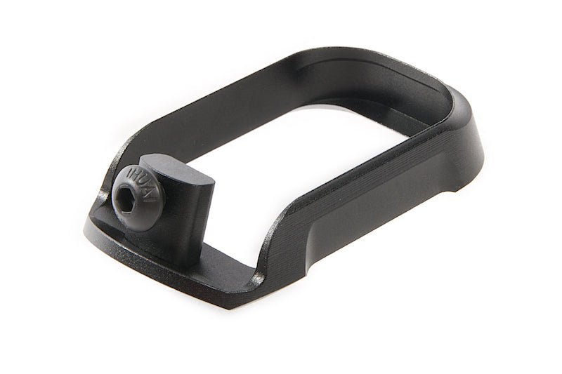 COWCOW Technology Aluminum CNC Tactical Magwell for Tokyo Marui Model 17 Gen4 GBB Pistol - Black - Bang Bang Airsoft