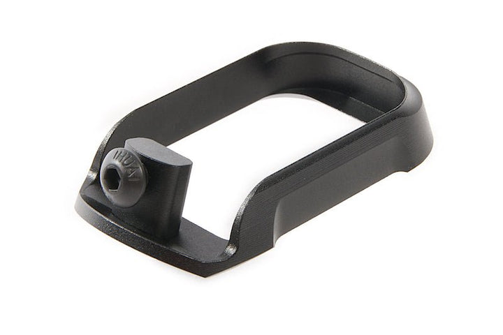 COWCOW Technology Aluminum CNC Tactical Magwell for Tokyo Marui Model 17 Gen4 GBB Pistol - Black - Bang Bang Airsoft