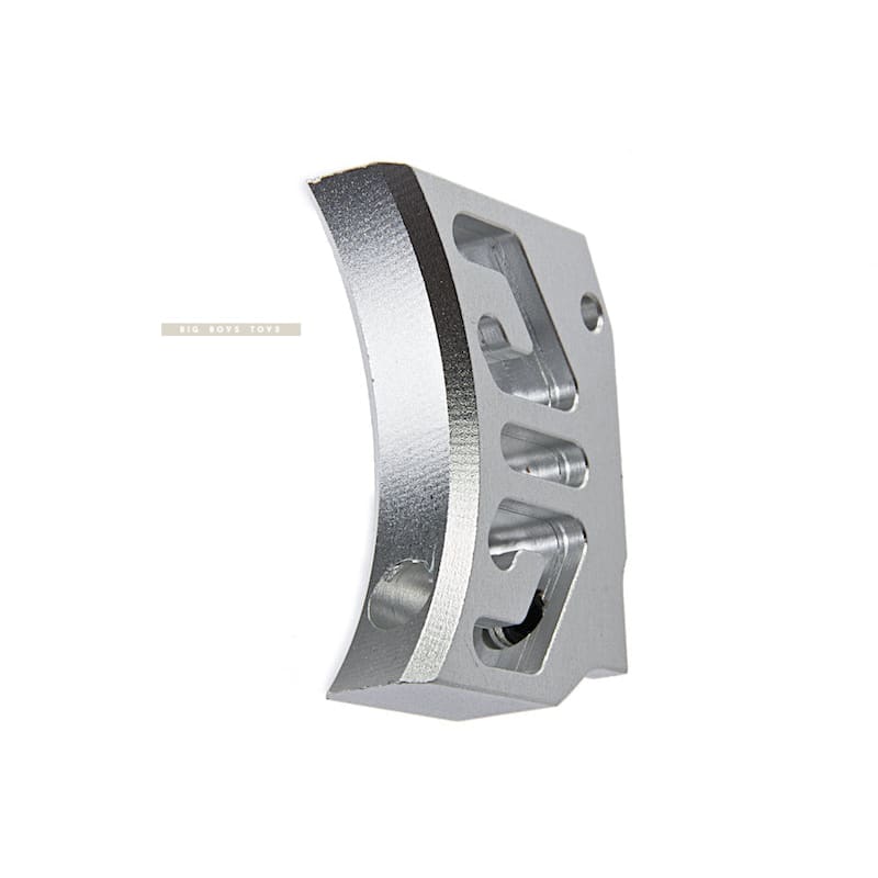 COWCOW Technology Aluminum CNC Trigger T1 for Tokyo Marui Hi - Capa & 1911 GBB - Silver - Bang Bang Airsoft