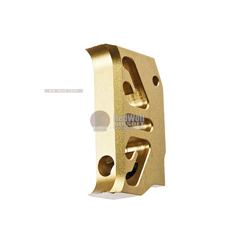 COWCOW Technology Aluminum CNC Trigger T2 for Tokyo Marui Hi - Capa & 1911 GBB - Gold - Bang Bang Airsoft