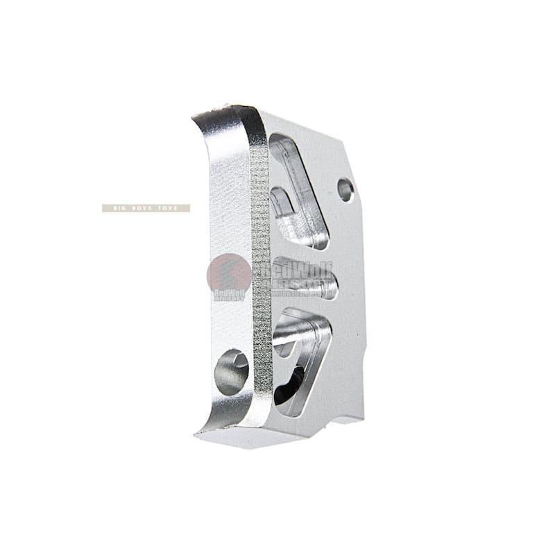 COWCOW Technology Aluminum CNC Trigger T2 for Tokyo Marui Hi - Capa & 1911 GBB - Silver - Bang Bang Airsoft