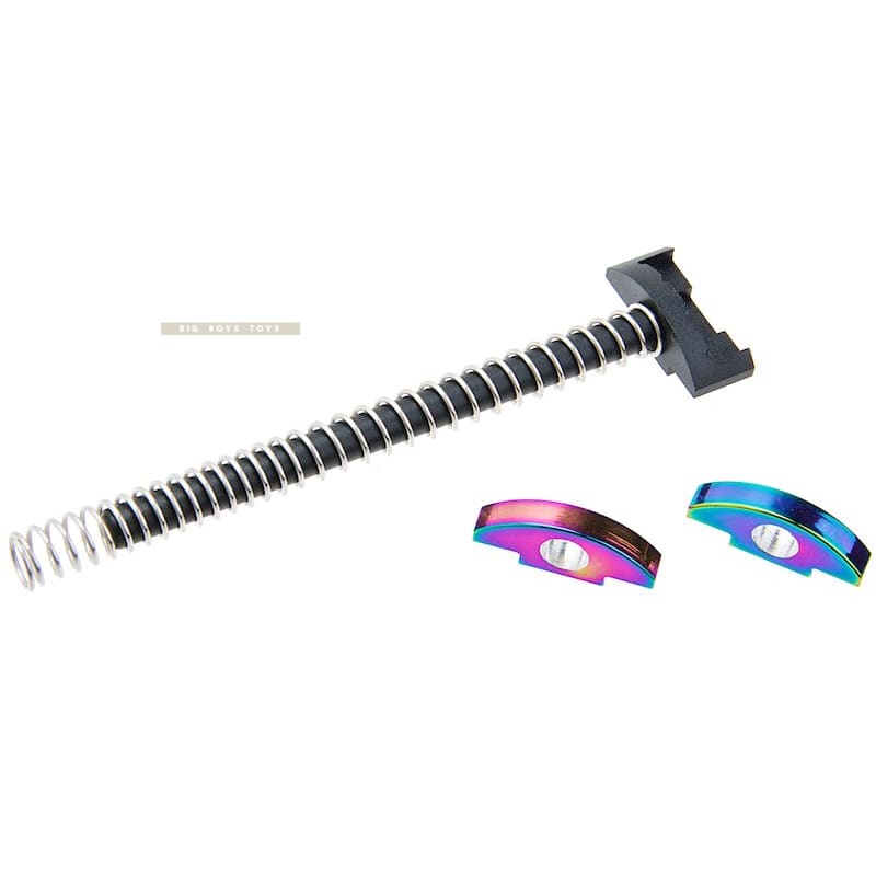 COWCOW Technology Aluminum Guide Rod Set for Action Army AAP01 GBB Airsoft - Black - Bang Bang Airsoft