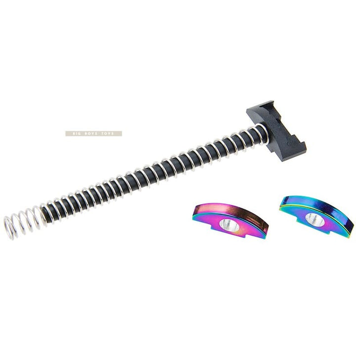 COWCOW Technology Aluminum Guide Rod Set for Action Army AAP01 GBB Airsoft - Black - Bang Bang Airsoft