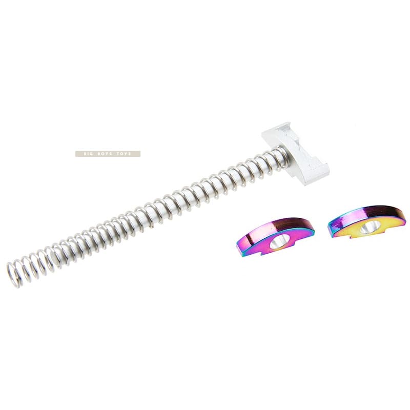 COWCOW Technology Aluminum Guide Rod Set for Action Army AAP01 GBB Airsoft - Silver *** - Bang Bang Airsoft