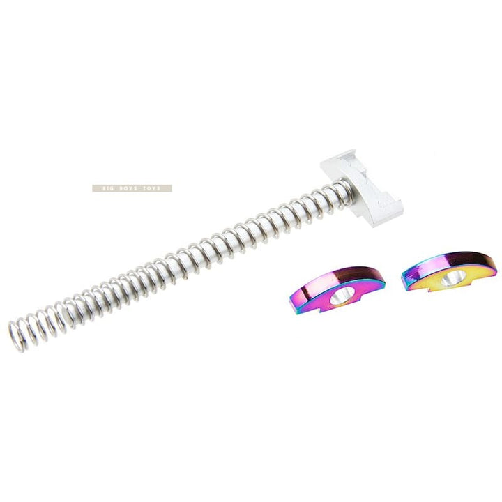 COWCOW Technology Aluminum Guide Rod Set for Action Army AAP01 GBB Airsoft - Silver *** - Bang Bang Airsoft