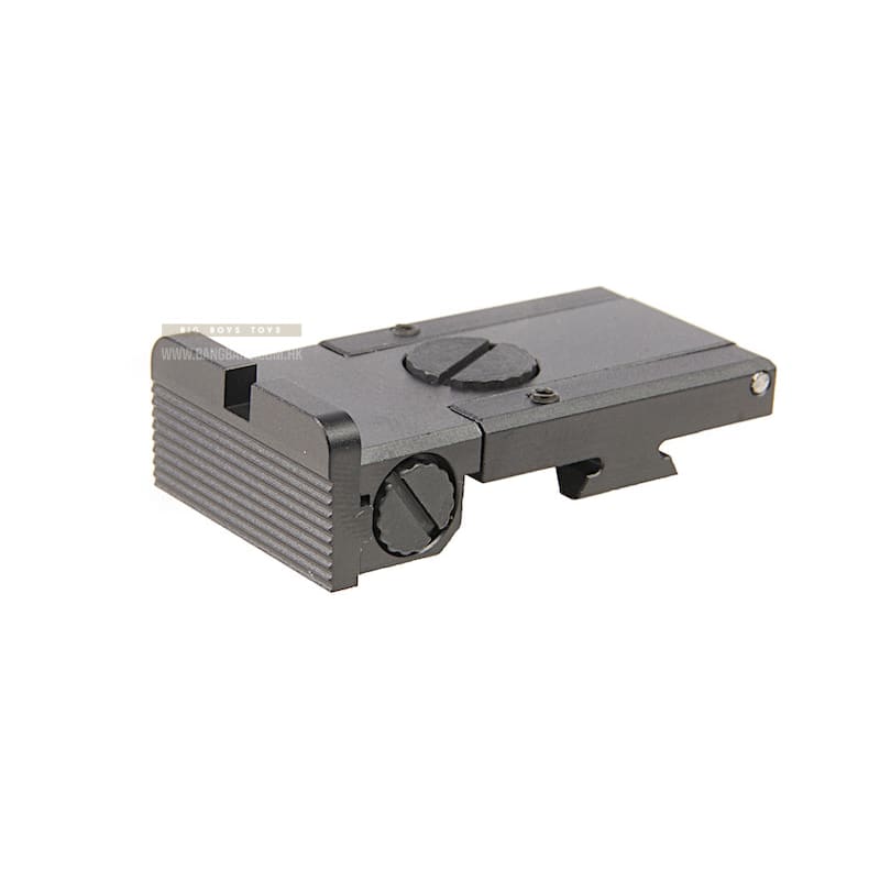 COWCOW Technology Aluminum Rear Sight for Tokyo Marui Hi - Capa GBB Pistol - Black - Bang Bang Airsoft