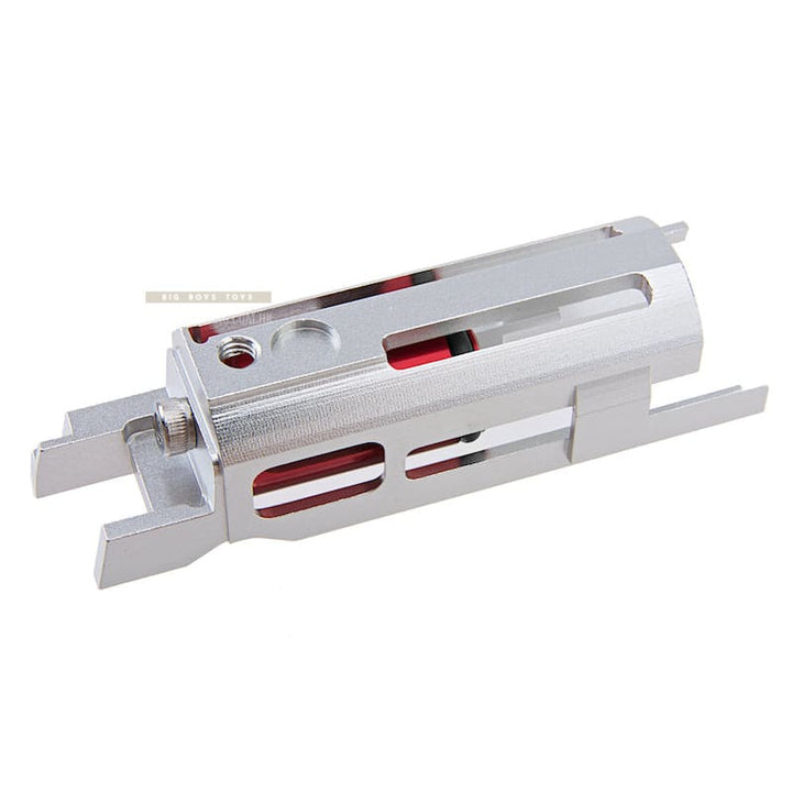 COWCOW Technology B02 CNC 7075 Aluminum Dynamic Blowback Housing for Tokyo Marui Hi - Capa 5.1 GBB Series - Silver - Bang Bang Airsoft