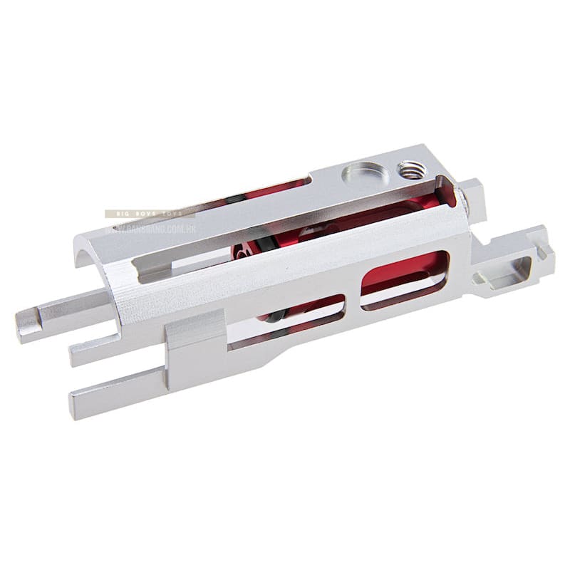 COWCOW Technology B02 CNC 7075 Aluminum Dynamic Blowback Housing for Tokyo Marui Hi - Capa 5.1 GBB Series - Silver - Bang Bang Airsoft