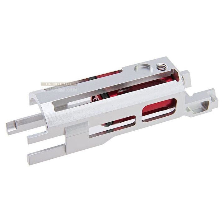 COWCOW Technology B02 CNC 7075 Aluminum Dynamic Blowback Housing for Tokyo Marui Hi - Capa 5.1 GBB Series - Silver - Bang Bang Airsoft