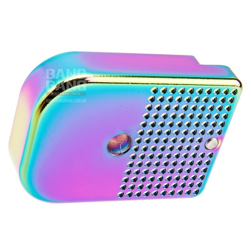 COWCOW Technology D01 Dottac Magazine Base for Tokyo Marui Hi - Capa GBB Magazine - Rainbow - Bang Bang Airsoft