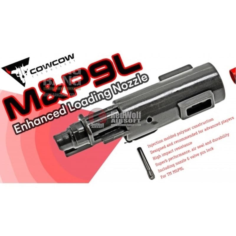 COWCOW Technology Enhanced Loading Nozzle for Tokyo Marui M&P9L GBB Series - Bang Bang Airsoft