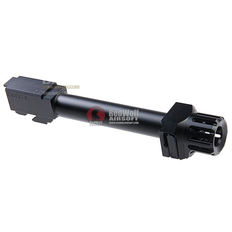COWCOW Technology Fast Lock Compensator & Barrel Set for Tokyo Marui G Series GBB Pistol - Black *** - Bang Bang Airsoft
