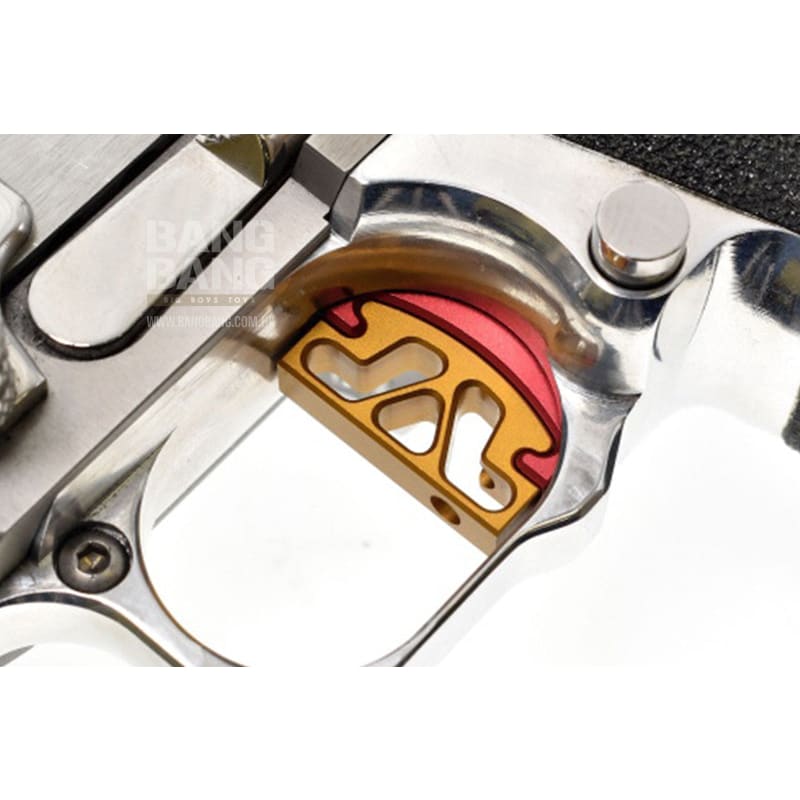 COWCOW Technology Module Trigger Base for Tokyo Marui Hi - Capa & 1911 GBB Pistol - Red - Bang Bang Airsoft