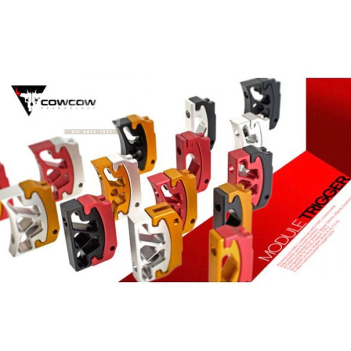 COWCOW Technology Module Trigger Base for Tokyo Marui Hi - Capa & 1911 GBB Pistol - Red - Bang Bang Airsoft