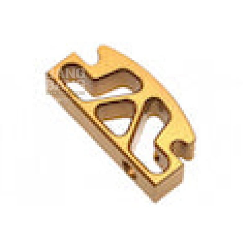 COWCOW Technology Module Trigger Shoe C for Tokyo Marui Hi - Capa & 1911 GBB Pistol - Gold - Bang Bang Airsoft