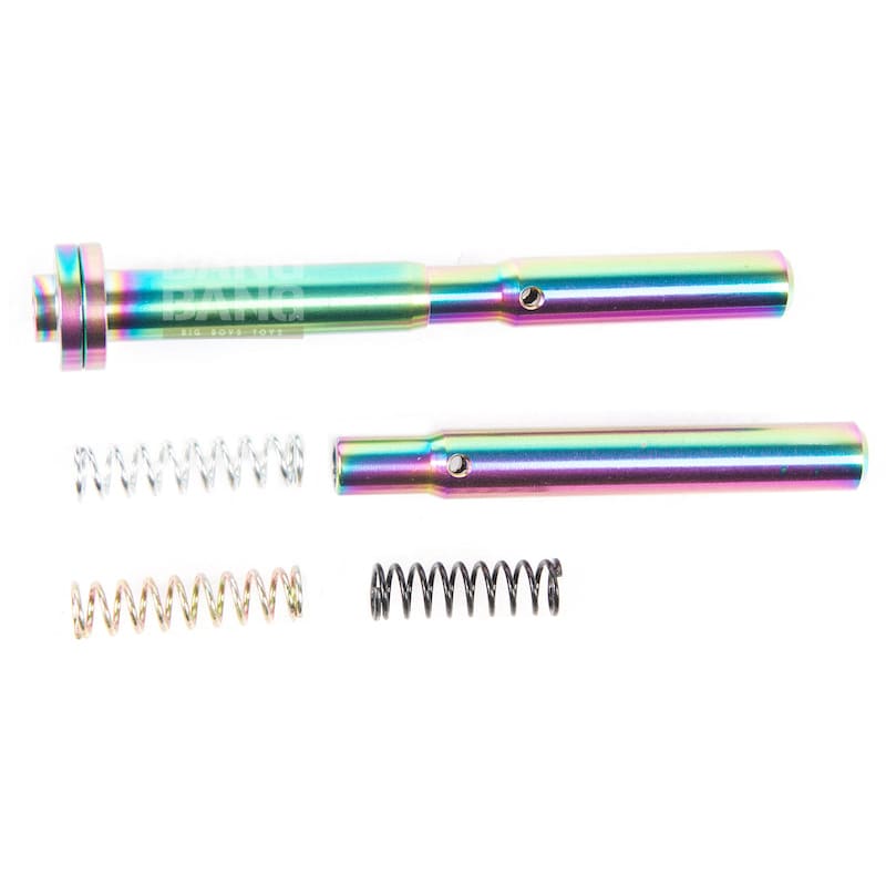 COWCOW Technology RM1 Stainless Steel Guide Rod for Tokyo Marui Hi - Capa / 1911 GBB Series - Rainbow - Bang Bang Airsoft