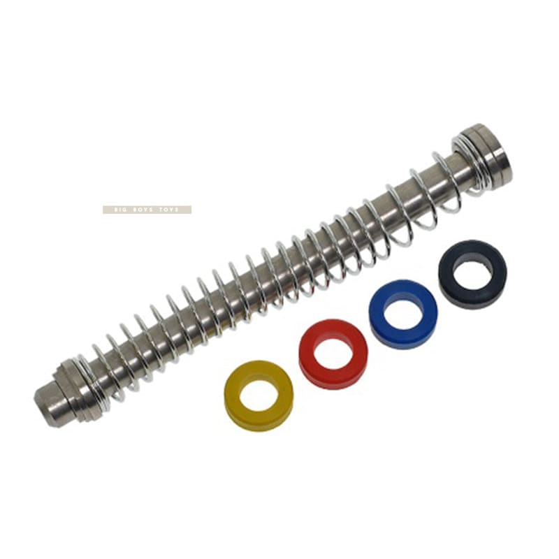 COWCOW Technology Stainless Steel G Guide Rod Set for Tokyo Marui Model 17, 18C, 22, 34 - Silver - Bang Bang Airsoft