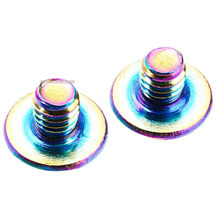 COWCOW Technology Stainless Steel Grip Screw for Tokyo Marui Hi - Capa GBB Series - Rainbow - Bang Bang Airsoft