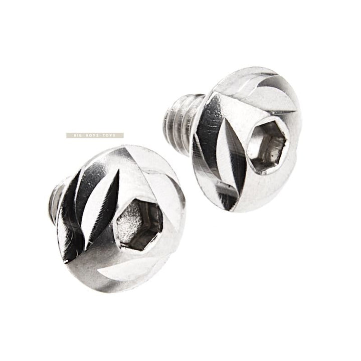 COWCOW Technology Stainless Steel Grip Screw for Tokyo Marui Hi - Capa GBB Series - Silver - Bang Bang Airsoft