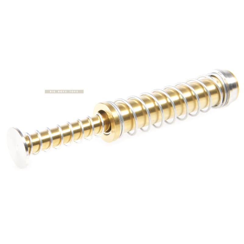 COWCOW Technology Stainless Steel Guide Rod for Umarex (VFC) G17 Gen 4 GBB Pistol - Gold - Bang Bang Airsoft