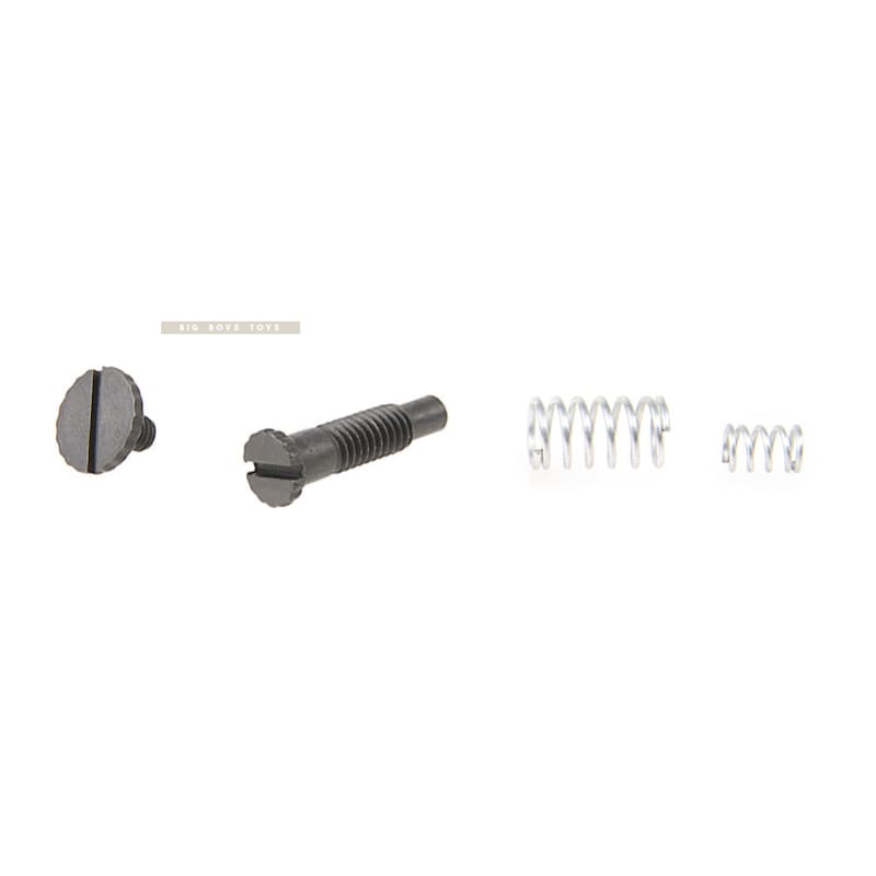 COWCOW Technology Steel Rear Sight Screw w/ Spring Set for Tokyo Marui Hi - Capa GBB Pistol - Black - Bang Bang Airsoft