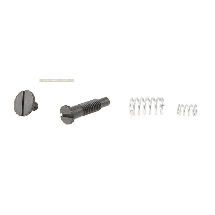 COWCOW Technology Steel Rear Sight Screw w/ Spring Set for Tokyo Marui Hi - Capa GBB Pistol - Black - Bang Bang Airsoft