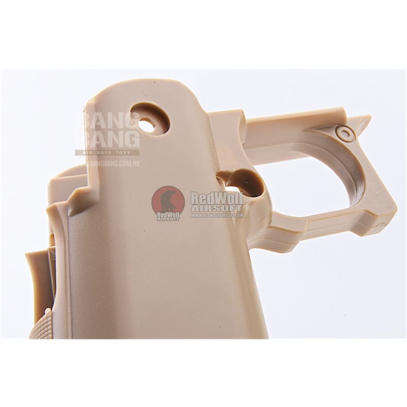 COWCOW Technology Tokyo Marui Hi - Capa Custom Grip - Desert Sand - Bang Bang Airsoft