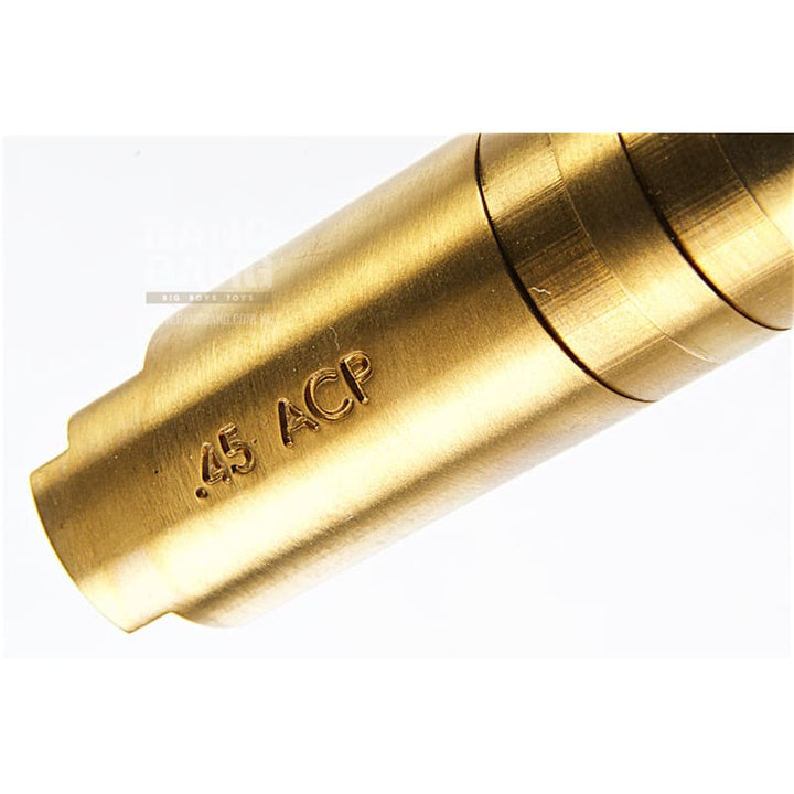 COWCOW Technology Tornado Stainless Steel Threaded Outer Barrel for Tokyo Marui Hi - Capa 5.1 GBB Series (.45 marking) - Gold - Bang Bang Airsoft