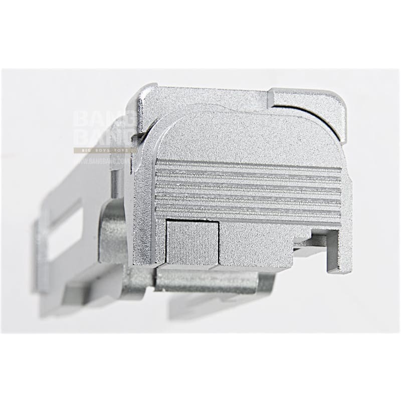 COWCOW Technology Ultra - Light Blowback Housing for Tokyo Marui Model 19 Series - Silver - Bang Bang Airsoft
