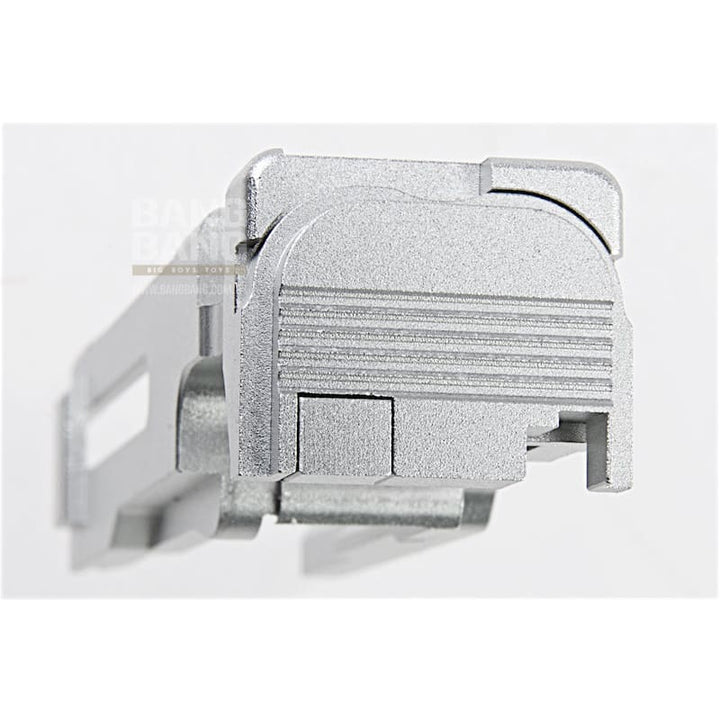 COWCOW Technology Ultra - Light Blowback Housing for Tokyo Marui Model 19 Series - Silver - Bang Bang Airsoft