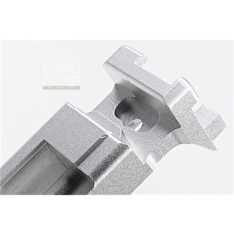 COWCOW Technology Ultra - Light Blowback Housing for Tokyo Marui Model 19 Series - Silver - Bang Bang Airsoft