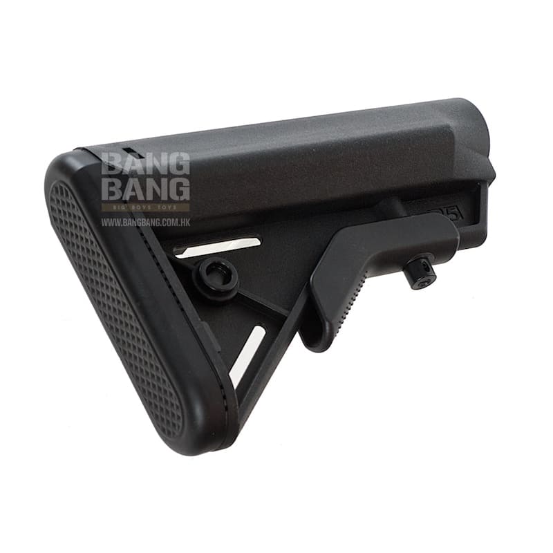 Crusader Bravo Enhanced Sopmod Buttstock - Black - Bang Bang Airsoft