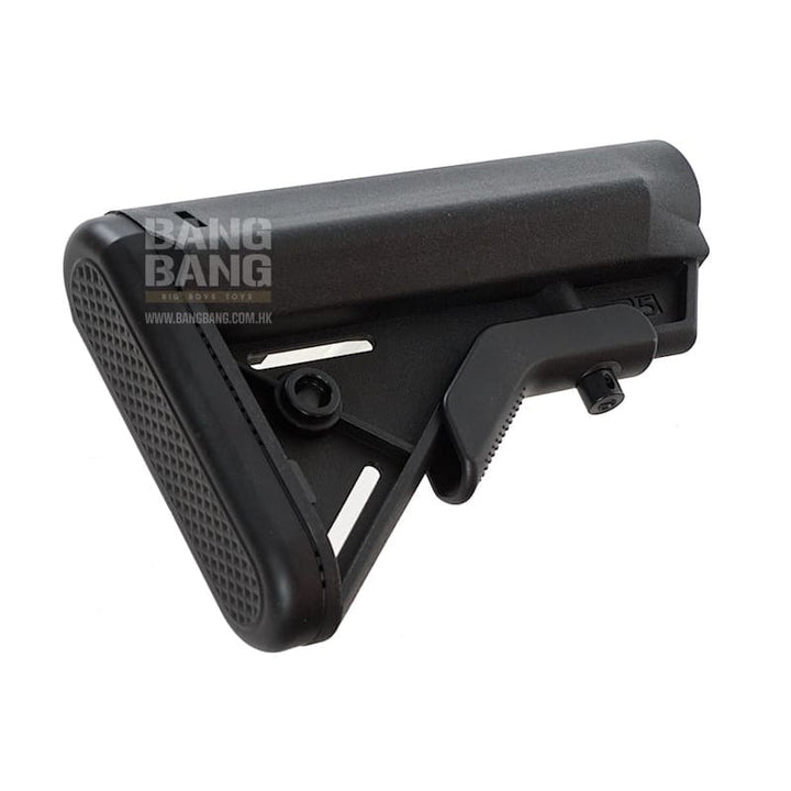Crusader Bravo Enhanced Sopmod Buttstock - Black - Bang Bang Airsoft