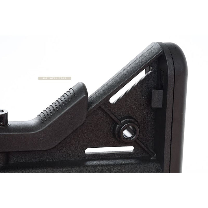 Crusader Bravo Enhanced Sopmod Buttstock - Black - Bang Bang Airsoft
