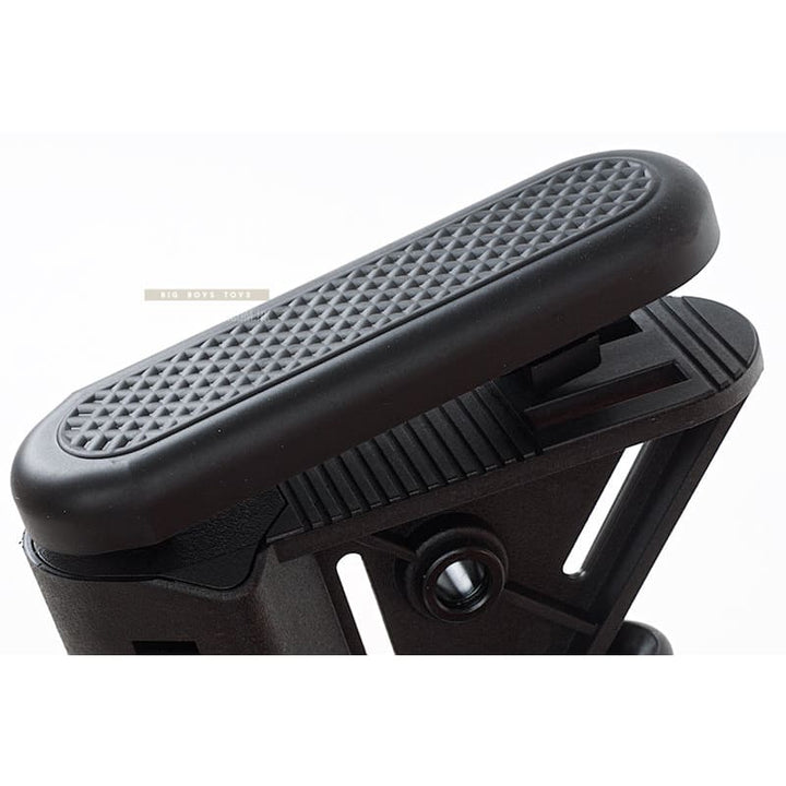 Crusader Bravo Enhanced Sopmod Buttstock - Black - Bang Bang Airsoft