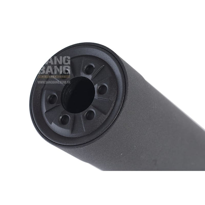 Crusader TR45S Silencer w/ 16mm (CW) & 14mm (CCW) Adapter - BK (by VFC) - Bang Bang Airsoft