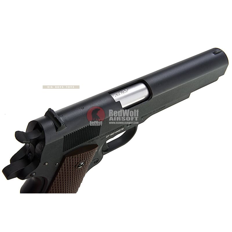Cybergun Colt 1911 GBB Pistol - Black (by WE) - Bang Bang Airsoft