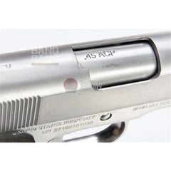 Cybergun colt 1911 gbb pistol - silver (by we) free shipping