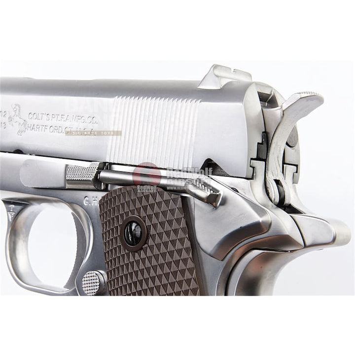 Cybergun Colt 1911 GBB Pistol - Silver (by WE) - Bang Bang Airsoft