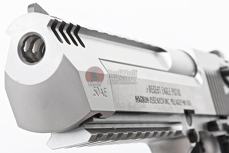 Cybergun Desert Eagle L6 .50AE GBB Airsoft Pistol - Silver (by WE) - Bang Bang Airsoft